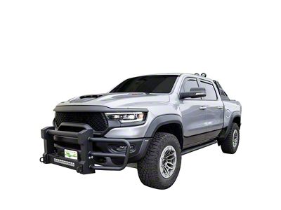 Apex Runner Front Guard with LED Light Bar; Black (19-25 RAM 1500)