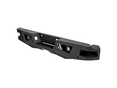 Armour Heavy Duty Rear Bumper with 4-Inch Cube Lights (09-18 RAM 1500)