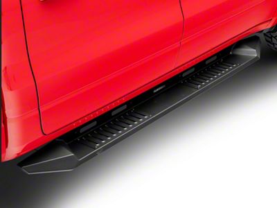 Armour Heavy Duty Steel Running Boards; Black (19-25 RAM 1500 Crew Cab)