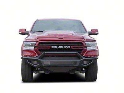 Armour II Heavy Duty Front Bumper with Bullnose and Skid Plate (13-18 RAM 1500, Excluding Rebel)