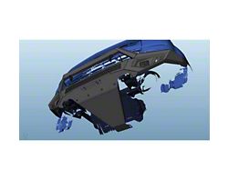 Armour II Heavy Duty Modular Front Bumper Skid Plate (19-24 RAM 1500, Excluding EcoDiesel, Rebel & TRX)