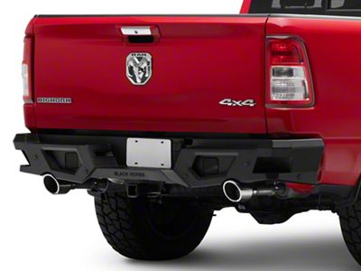 Armour Rear Bumper; Black (19-24 RAM 1500)