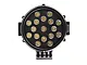 Armour Roll Bar with 7-Inch Black Round LED Lights; Black (02-24 RAM 1500 w/o RAM Box)
