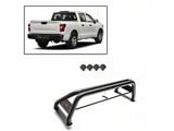 Atlas Roll Bar with 7-Inch Black Round LED Lights; Black (94-25 RAM 1500 w/o RAM Box)
