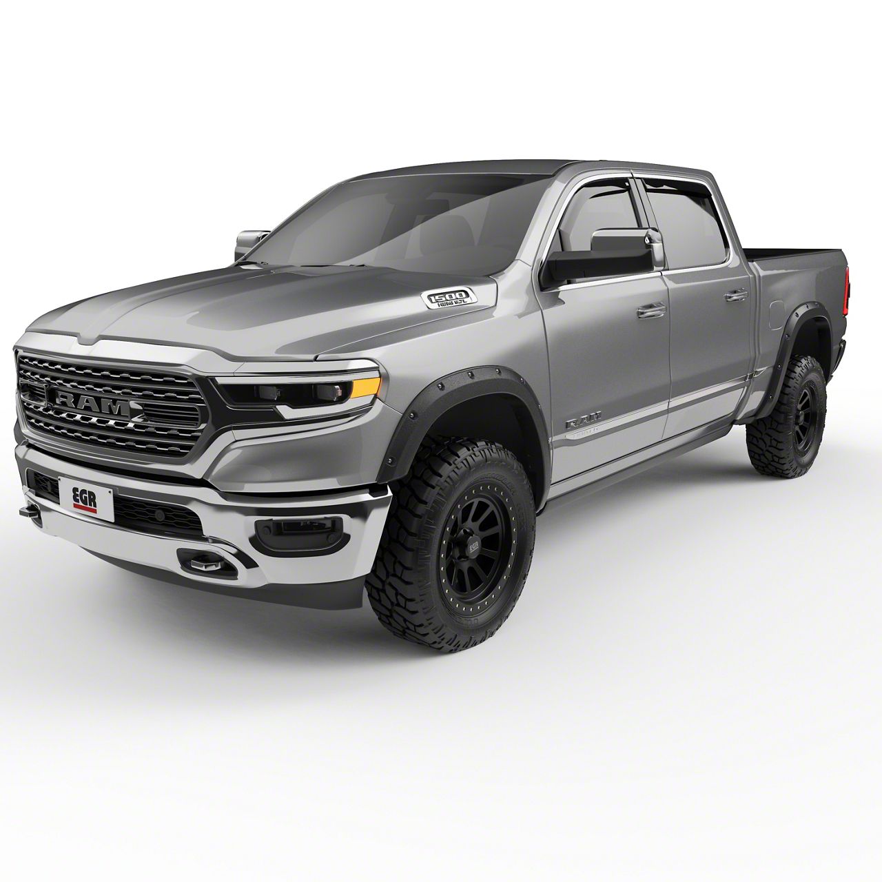 EGR RAM 1500 Baseline Bolt Style Fender Flares; Textured Black BLF1001