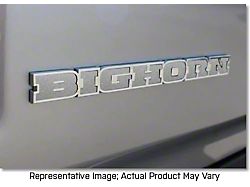 Big Horn Tailgate Letter Inlay Decals; Red (19-24 RAM 1500 Big Horn)