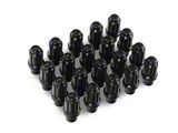 Black ET 6-Spline Lug Nut Kit; 14mm x 1.5; Set of 20 (12-18 RAM 1500)