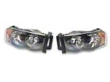 Raxiom Crystal Headlights; Black Housing; Clear Lens (02-05 RAM 1500)