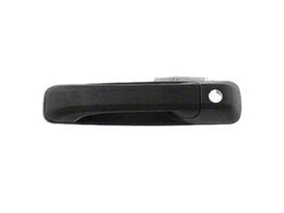 Replacement Front Door Handle with Key Hole Opening; Driver Side; Black (09-18 RAM 1500)