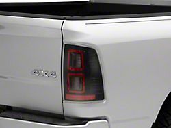 Raxiom LED Tail Lights; Black Housing; Clear Lens (09-18 RAM 1500 w/ Factory Halogen Tail Lights)