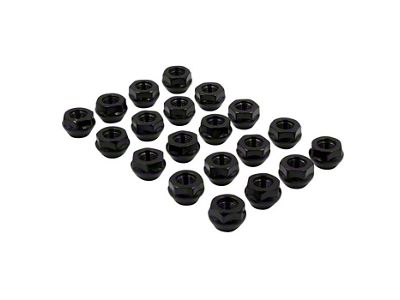 Black OE Bulge Acorn Lug Nut Kit; 14mm x 1.5; Set of 20 (12-18 RAM 1500)