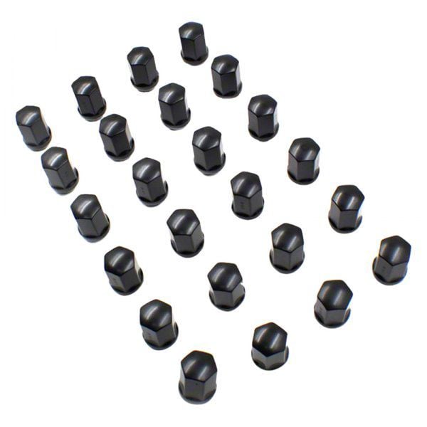 RAM 1500 Black OEM Style Lug Nut Kit; 14mm x 1.5; Set of 24 (1924 RAM 1500) Free Shipping