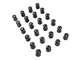 Black OEM Style Lug Nut Kit; 14mm x 1.5; Set of 24 (19-25 RAM 1500)
