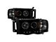 CCFL Halo Projector Headlights; Black Housing; Smoked Lens (02-05 RAM 1500)