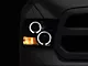 LED Halo Projector Headlights; Black Housing; Smoked Lens (09-18 RAM 1500 w/ Factory Halogen Non-Projector Headlights)