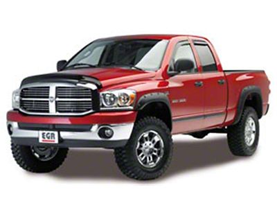 EGR Bolt-On Style Fender Flares; Black (02-08 RAM 1500)