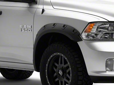 Bolt-Riveted Style Fender Flares; Textured Matte Black (09-18 RAM 1500, Excluding Rebel)