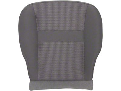 Replacement Bottom Bucket Seat Cover; Driver Side; Medium Slate Gray Cloth (06-08 RAM 1500 SLT w/o Seat Flap)