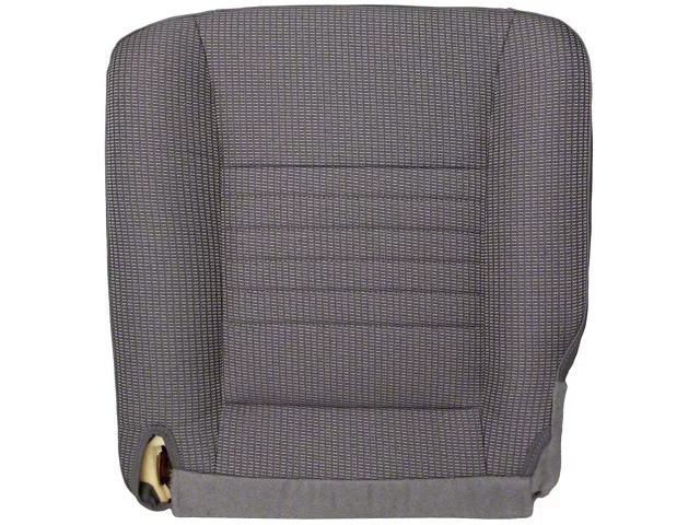Replacement Bucket Seat Bottom Cover; Driver Side; Medium Slate Gray Cloth (06-08 RAM 1500 ST)