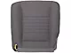Replacement Bucket Seat Bottom Cover; Driver Side; Medium Slate Gray Cloth (06-08 RAM 1500 ST)
