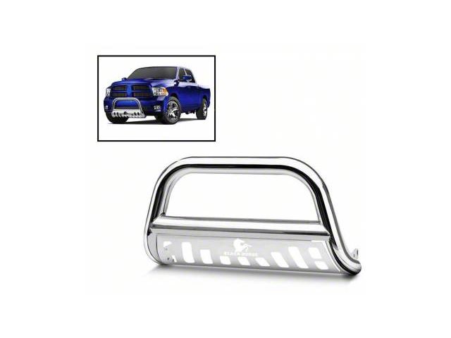 Bull Bar with Stainless Steel Skid Plate; Stainless Steel (09-18 RAM 1500, Excluding Rebel)