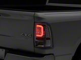 C-Bar LED Tail Lights; Chrome Housing; Clear Lens (09-18 RAM 1500 w/ Factory Halogen Tail Lights)