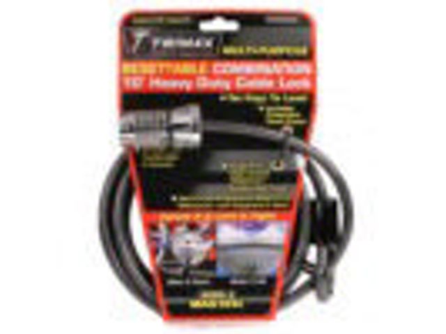 Ram Cable Lock RAM 1500 Cable Lock with Resettable Combo Lock; 10-Foot x 8mm - Free ...