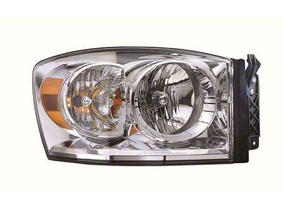 CAPA Replacement Headlight; Passenger Side (07-08 RAM 1500)