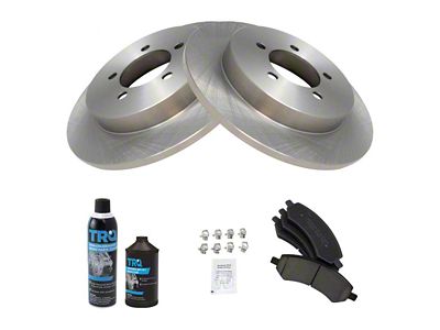 Ceramic 5-Lug Brake Rotor and Pad Kit; Front (06-18 RAM 1500, Excluding SRT-10 & Mega Cab)