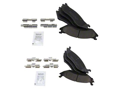 Ceramic Brake Pads; Front and Rear (03-05 RAM 1500, Excluding SRT-10)