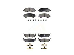 Ceramic Brake Pads; Front and Rear (06-18 RAM 1500, Excluding SRT-10 & Mega Cab)