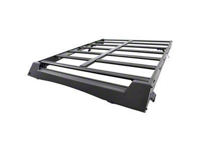 Go Rhino Ceros Low Profile Roof Rack; Textured Black (19-24 RAM 1500 Crew Cab)