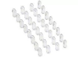 Chrome 7/8-Inch Bulge Acorn Lug Nut Kit; 9/16-Inch; Set of 32 (06-08 RAM 1500 Mega Cab)