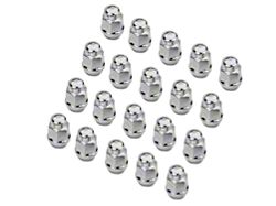 Chrome Acorn Lug Nut Kit; 1/2-Inch x 20; Set of 20 (94-01 RAM 1500)