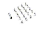 Chrome ET 6-Spline Lug Nut Kit; 14mm x 1.5; Set of 20 (12-18 RAM 1500)
