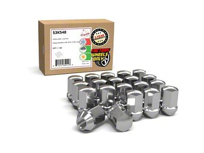 Chrome Factory Style Lug Nut Kit; 14mm x 1.5; Set of 20 (12-18 RAM 1500)