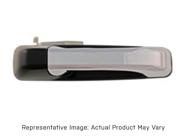 Replacement Front Door Handle with Key Hole Opening; Passenger Side; Chrome (09-12 RAM 1500)