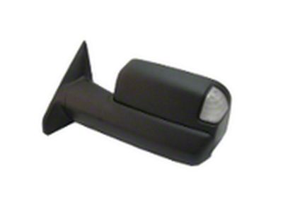 Replacement Manual Towing Mirror; Driver Side; Chrome (10-12 RAM 1500)