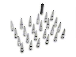 Chrome Spike Lug Nuts for Aftermarket Wheels; 9/16-18; Set of 20 (02-11 RAM 1500)