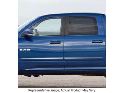 ChromeLine Body Side Molding; Diamond Black Crystal Pearl (09-18 RAM 1500 Crew Cab)
