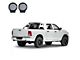 Classic Roll Bar for Tonneau Cover with 9-Inch Black Round Flood LED Lights; Stainless Steel (09-18 RAM 1500)