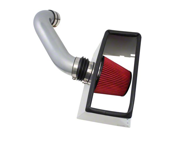 Cold Air Intake with Red Filter; Gray (09-12 5.7L RAM 1500)