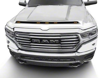 Aeroskin LightShield Color-Match Hood Protector; Ivory Pearl Tri-Coat (19-25 RAM 1500, Excluding Rebel, RHO & TRX)