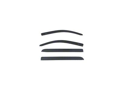 Low Profile Color-Match Ventvisor Window Deflectors; Front and Rear; Billet Silver Metallic (19-25 RAM 1500 Crew Cab)