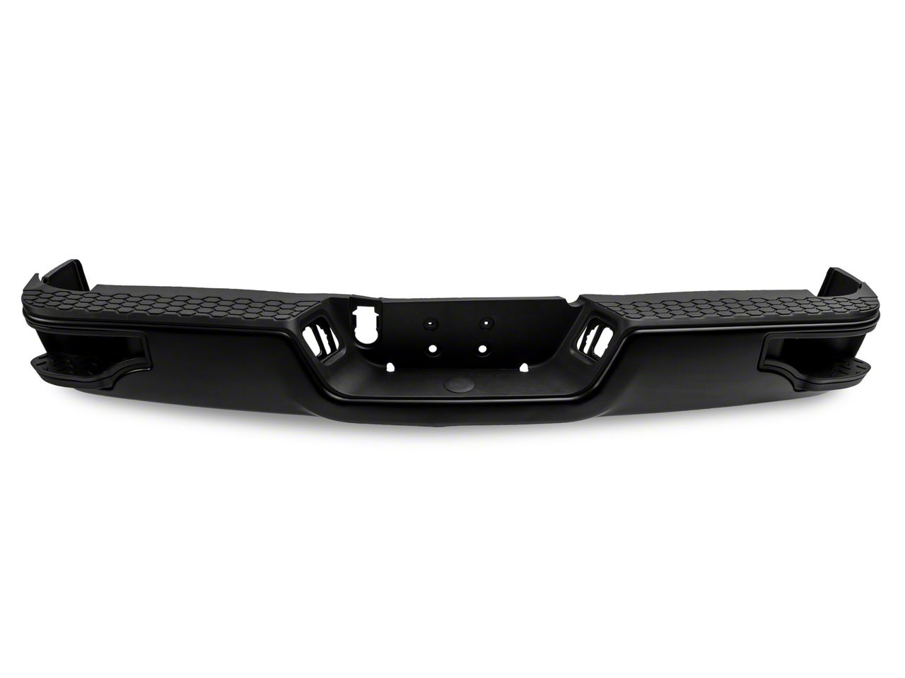 RAM 1500 Corner Step Style Steel Rear Bumper; Not Pre-Drilled for ...