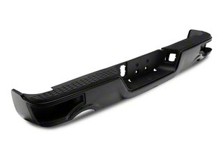 AKKON - For 2009-2018 Dodge Ram 1500 Black Corner Step Style Rear Bump AKKON - For 2009-2018 Dodge Ram 1500 Black Corner Step Style Rear Bump