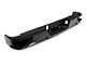 Corner Step Style Steel Rear Bumper; Not Pre-Drilled for Backup Sensors; Black (09-18 RAM 1500 w/ Factory Dual Exhaust)