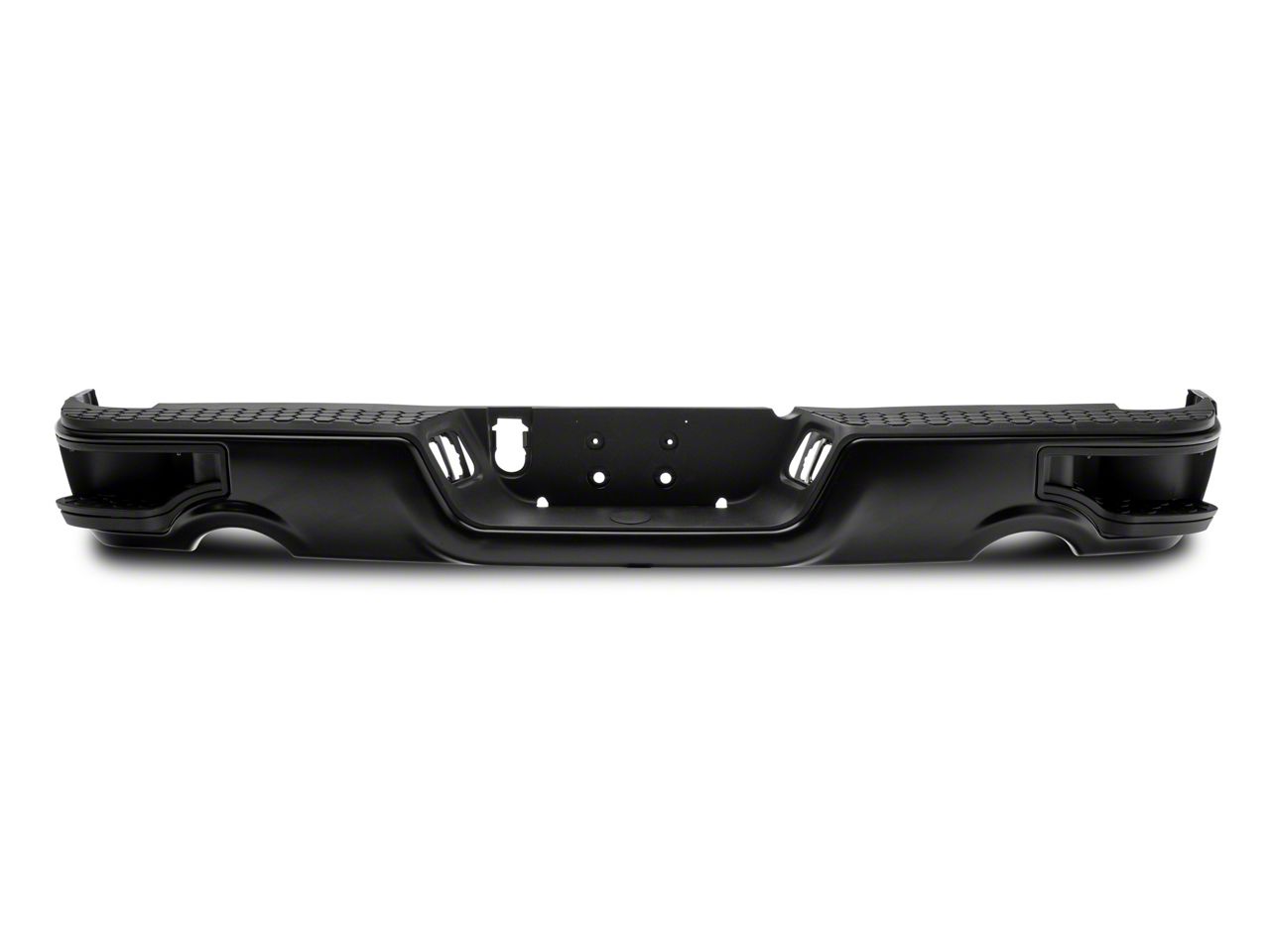 RAM 1500 Corner Step Style Steel Rear Bumper; Not Pre-Drilled for ...