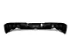 Corner Step Style Steel Rear Bumper; Not Pre-Drilled for Backup Sensors; Black (09-18 RAM 1500 w/ Factory Dual Exhaust)