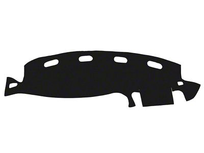 Custom Fit Dash Cover; Carpet Black (98-01 RAM 1500)